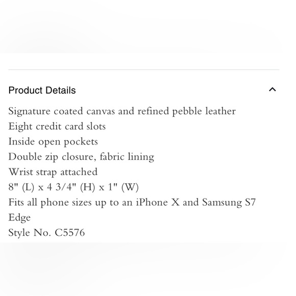 Coach Double Zip Wallet wristlet - Picture 2 of 8